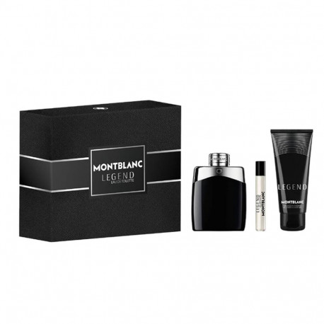 MONTBLANC LEGEND EAU DE TOILETTE 100ML VAPORIZADOR + LOCION CORPORAL 75ML + MINIATURA 1U.
