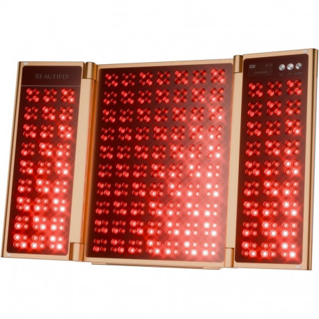 Beautifly LED-valgusteraapiapaneel BeautiLight Duo, kuldne