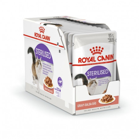 ROYAL CANIN märgtoit FHN Sterilised steriliseeritud täiskasvanud kassidele kastmes 12x85g