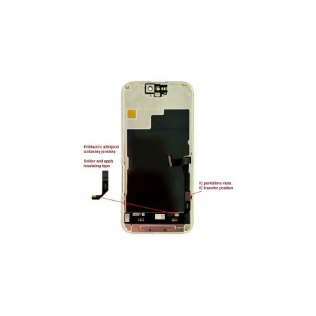 Display for iPhone 15 Pro, LTPO Soft OLED, 120Hz