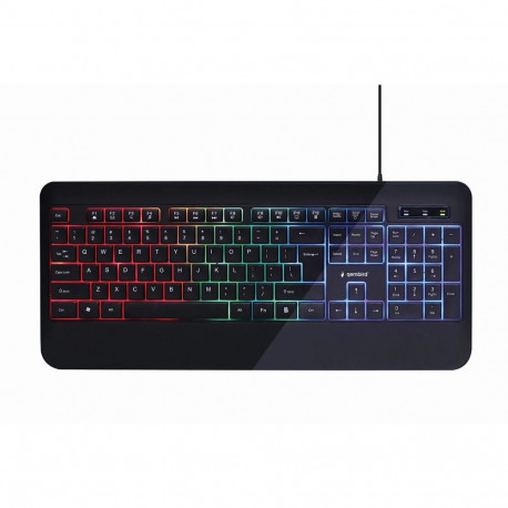 Gembird mänguriklaviatuur KB-UML-03 USB QWERTY US English, must