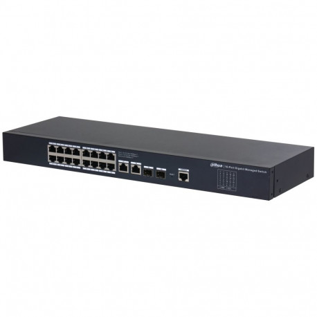 Dahua Technology võrgulüliti SG4020 hallatav L2 Gigabit Ethernet (10/100/1000) 1U, must