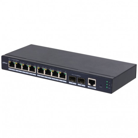 Dahua Technology võrgulüliti SG4010-2F, hallatav L2 Gigabit Ethernet (10/100/1000), must