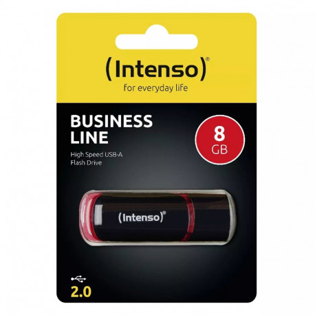 Intenso 8GB USB2.0 USB flash drive USB Type-A 2.0 Black  Red