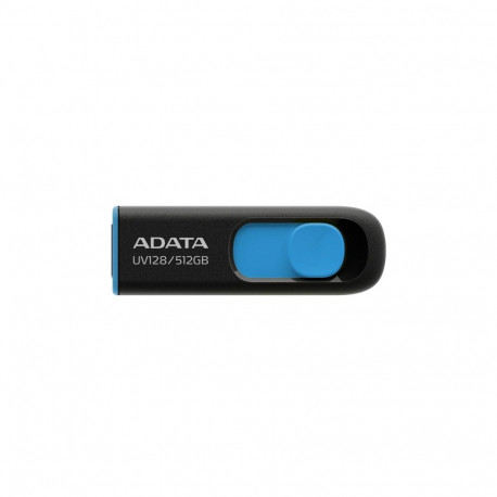 ADATA USB-mälupulk UV128 512GB USB Type-A 3.2 Gen 1 (3.1 Gen 1), must-sinine
