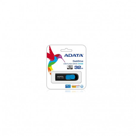ADATA USB-mälupulk DashDrive UV128 128GB USB Type-A 3.2 Gen 1 (3.1 Gen 1), must, sinine