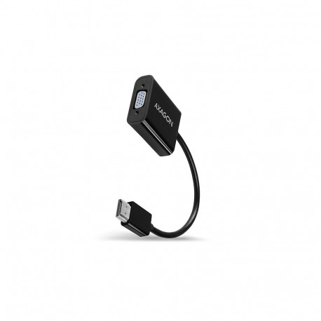 Axagon videokaabliadapter RVH-VGAN 0.15m HDMI Type A (Standard) VGA (D-Sub), must