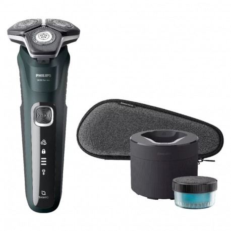 Philips meeste pardel Series 5000 S5884/50 trimmeriga, must ja roheline