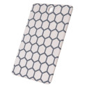 Resto Kitchenware 95403 kitchen cutting board Rectangular Plastic Grey  White