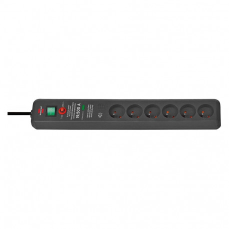 Brennenstuhl Secure-Tec 6 pistikupesaga, 3m