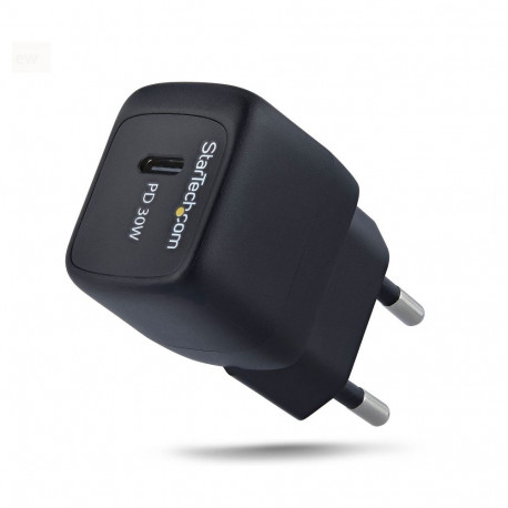 USB-C seinapealne GaN-laadija 30W, kaasaskantav, USB Power Delivery kiirlaadimisega, 5V/9V/15/20V PD
