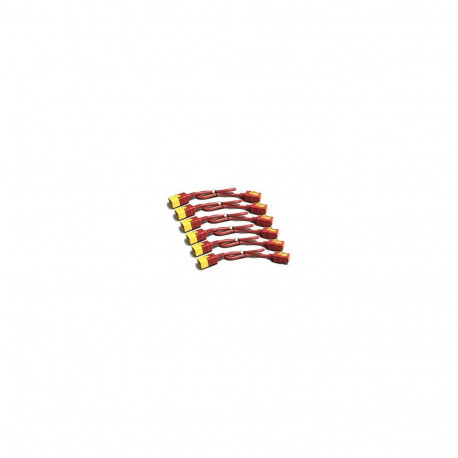 APC toitejuhtmekomplekt IEC 60320 C19 kuni IEC 60320 C20 16A 61cm, punane, 6 tk pakis