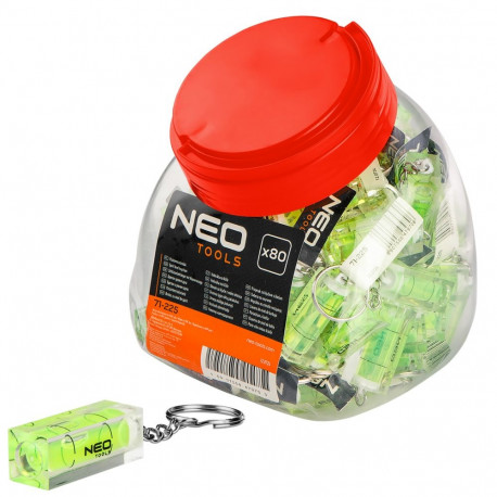 poziomnica brelok NEO, 80 tk.