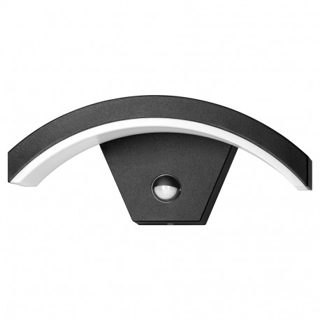 pilea LED 9W must aiavalgusti PIR-anduriga, 700 lm, IP54, 4000 K