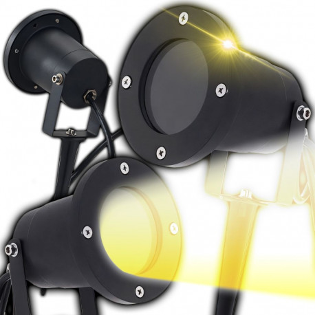 LED aia prožektor piigiga metallist IP65 kaabliga, 2 tk