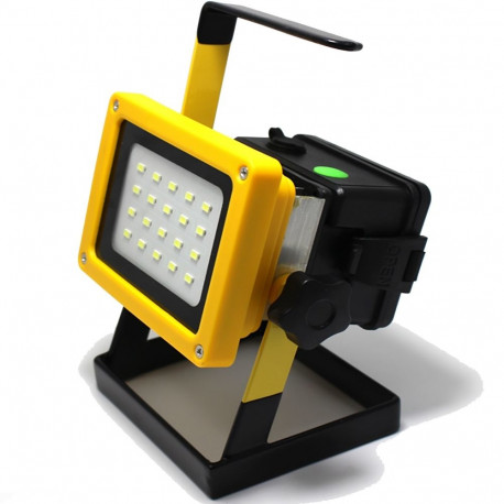 Halogen led roboczy budowlany akumulatorowy 30w przenośny mocny jasny kabel