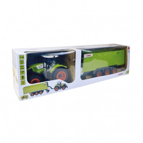 Happy people traktor Claas Axion R/C koos Cargos-haagisega