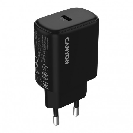 CANYON charger OnCharge 250 25W 1xPD EU Black