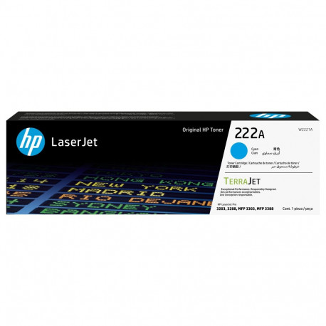 "HP Toner W2221A / 222A Cyan"