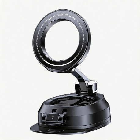 Wozinsky WUS-CZ37 Magnetic 360° Dashboard Car Mount - Black