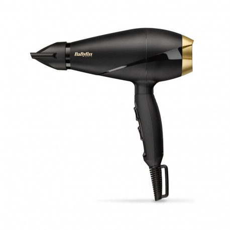 BaByliss föön 6704E 2000W, must, kuldne