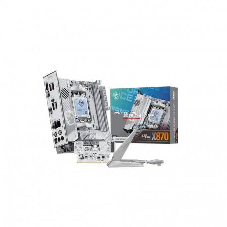 Mainboard|MSI|AMD X870|Socket AM5|mini ITX|RAM DDR5-SDRAM|2xSlots|Wi-Fi Yes|Bluetooth Yes|1xNumber o