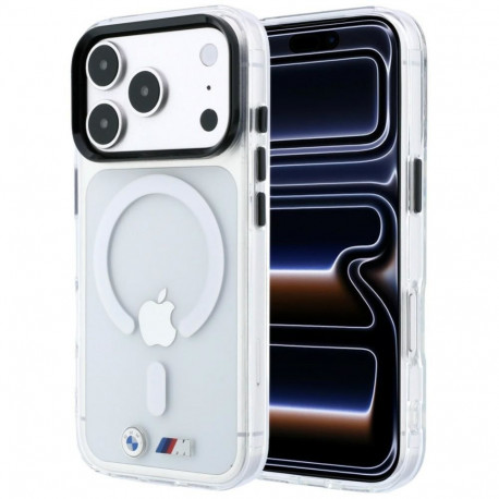 BMW BMW M IML Glossy Metal Logo & Trims MagSafe Case for iPhone 18 Pro Max / 17 Pro Max - Transparen