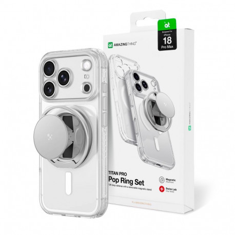 AmazingThing AmazingThing Titan Pro Pop Lens Case for iPhone 18 Pro Max with Camera Cover, Grip and 