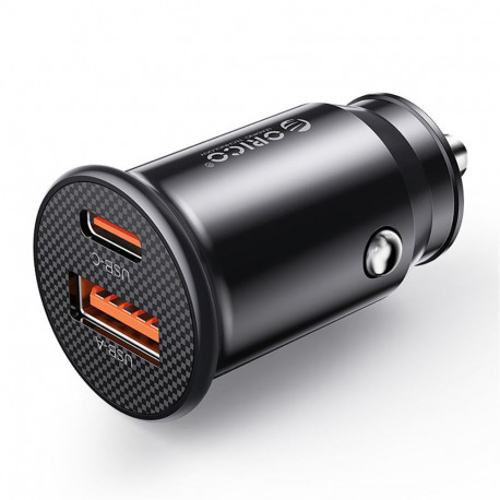 Orico Orico PowerMini 30W USB-C + USB-A Car Charger - Black