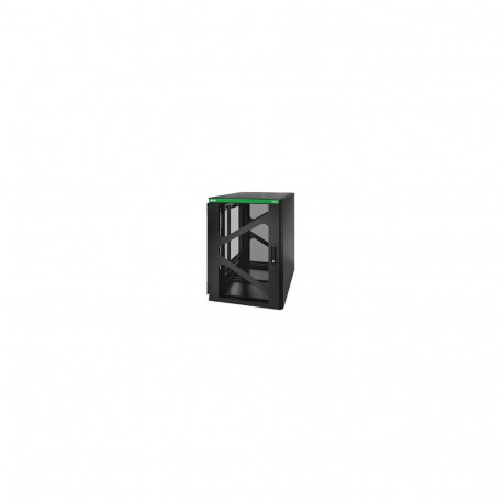 "NetShelter 18U Wallmount Rack Enclosure Cabinet Side Mount UPS Depth"