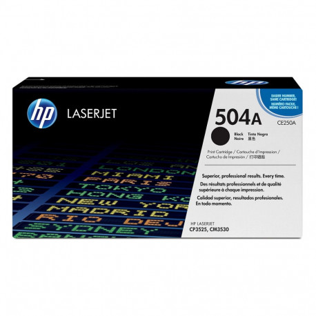 "HP Toner 504A CE250A Schwarz"