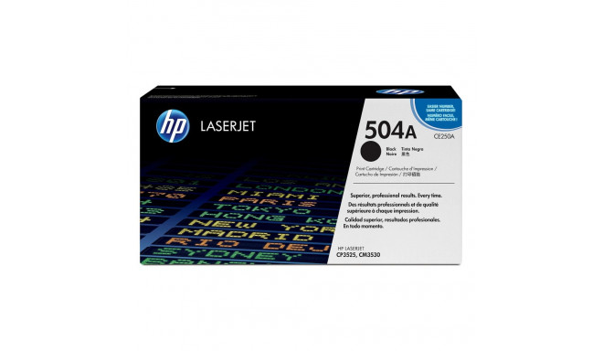 HP tooner 504A CE250A, must