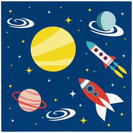 NAPKINS PAPER SPACE 33X33CM 20 PCS