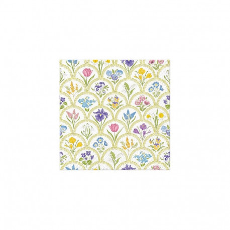 pabersalvrätikud lilleornamendiga 33X33CM 20PCS