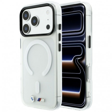 BMW BMW M IML Frosted Metal Logo & Trims MagSafe Case for iPhone 18 Pro / 17 Pro - Transparent