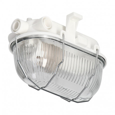 BODRUM valgusti E27 max. 15W IP54 klaasist kuppel terasest kate valge