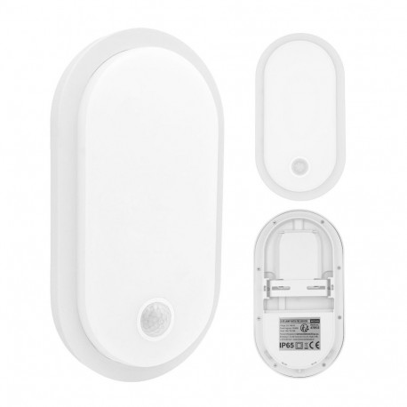 Maclean LED-lamp MCE534 W PIR-liikumisandur 10W/15W/18W IP65 reguleeritav värvustemperatuur 3000/400