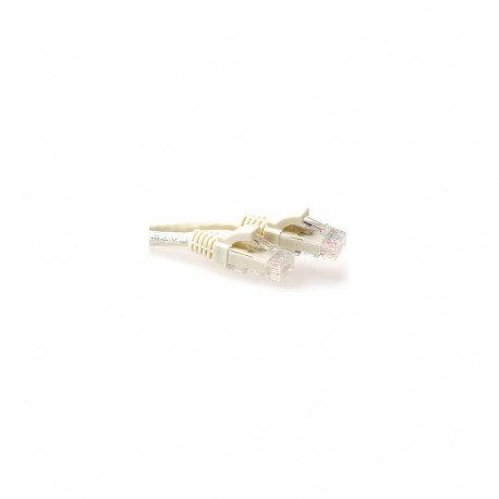 "Ivory 15 meter U/UTP CAT6 patch cable snagless with RJ45 connectors"