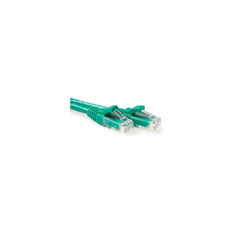 "Green 10 meter U/UTP CAT6 patch cable snagless with RJ45 connectors"