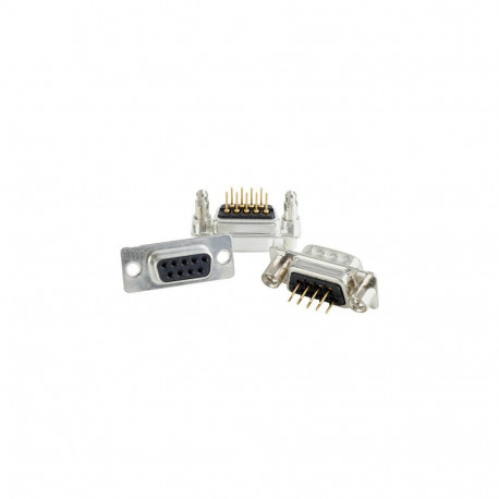 "CONEC 9 pole D-Sub female PCB connector"