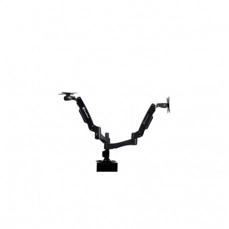 Silverstone SST-ARM22BC monitor mount / stand 61 cm (24") Desk Black