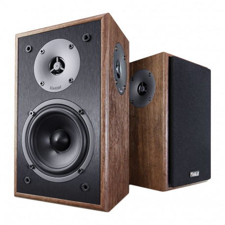 Magnat Monitor S10 D Surround Sound Speakers, Walnut, Pair