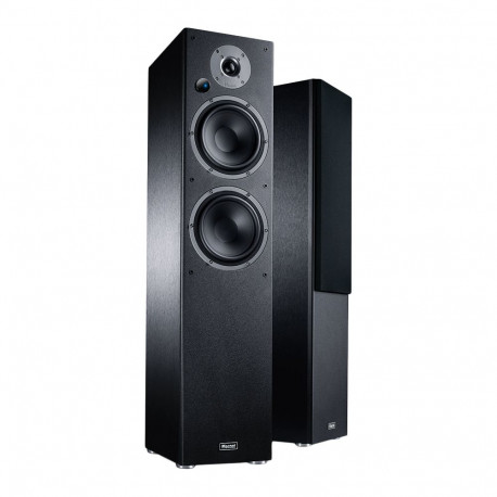 Magnat Monitor Ref. 5A Floorstanding Powered speakers, Black, Pair