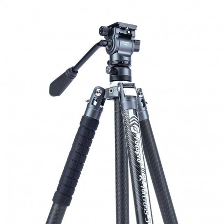 Tripod with video head Fotopro X-Aircross 3 (Grey)