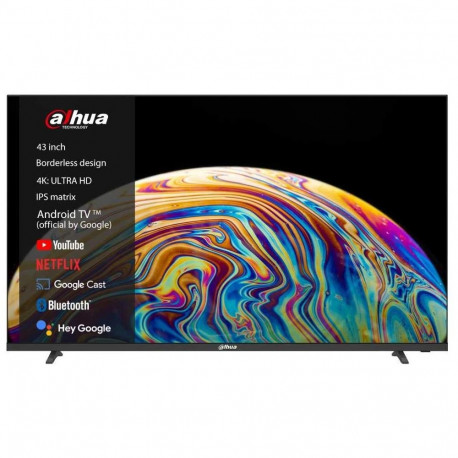 Dahua Technology DHI-LTV43-SD400 TV 108 cm (42.5") 4K Ultra HD Smart TV Wi-Fi Black 260 cd/m²