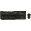 Logitech klaviatuuri ja hiire komplekt MK270, USA paigutus, must
