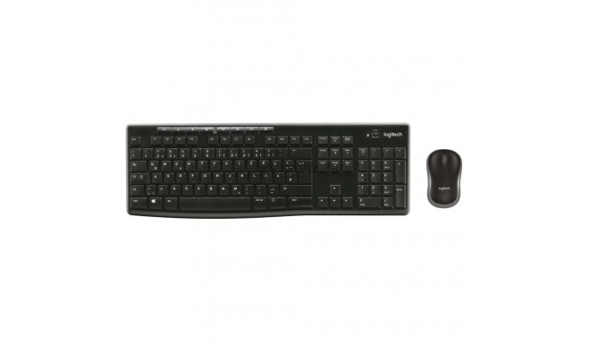 Logitech Keyboard and Mouse Set MK270 - US Layout - Black