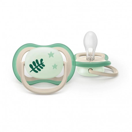 Philips Avent pacifier Ultra Air Night  NEUTRAL 6-18M  (2pcs) SCF376/31