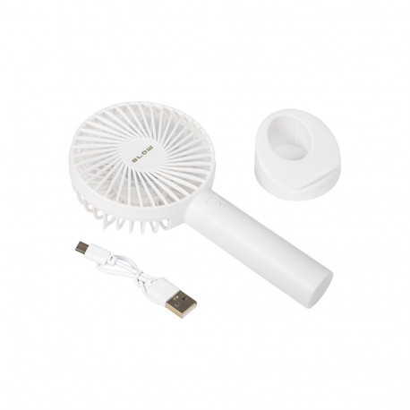 44-504# Wentylator podręczny usb z akumulatorem biały