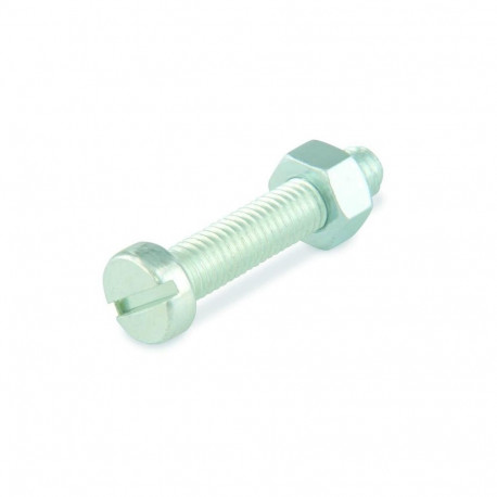 MACHINE SCREW M 6X50 ZINC DIN84/4PCS